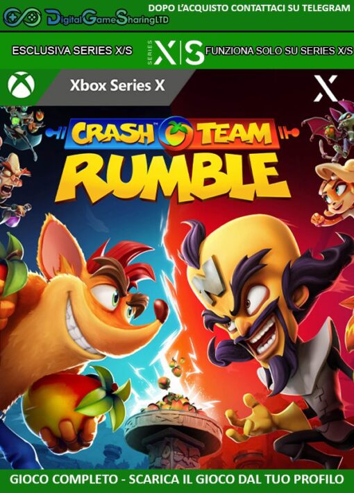 Crash Team Rumble | Account Xbox One | Series X/S [NO CODICE]