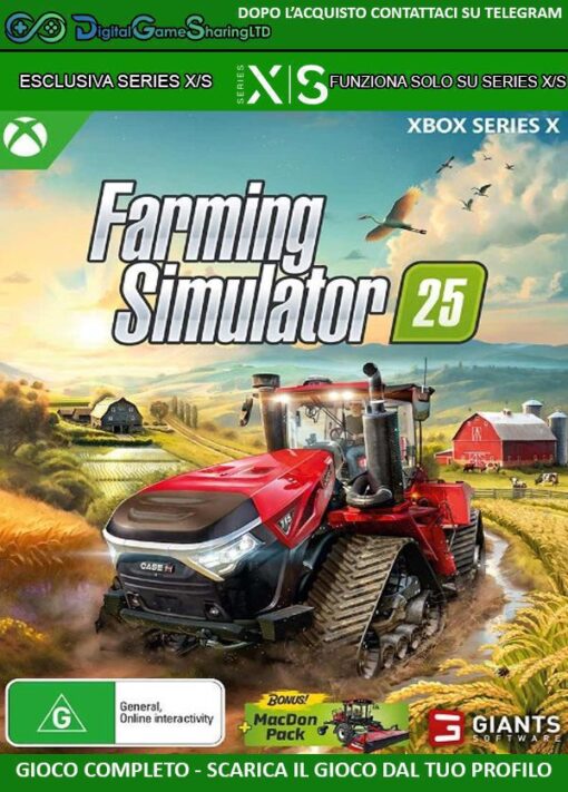 Farming Simulator 25 | Account Esclusiva | Series X/S [NO CODICE]