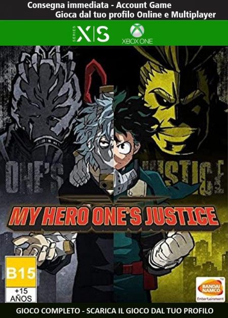 My Hero One's Justice | Account Xbox One | Series X/S [NO CODICE] DigitalGameSharing LTD