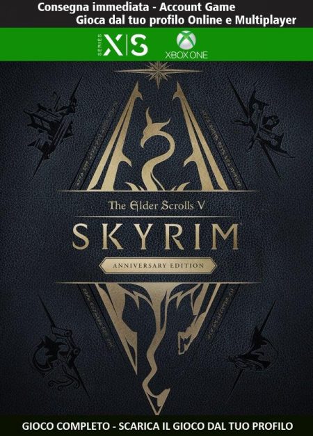 The Elder Scrolls V: Skyrim Anniversary Edition | Account Xbox One | Series X/S [NO CODICE] DigitalGameSharing LTD