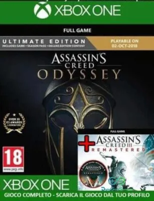 Assassin's Creed Odyssey Ultimate Edition + AC 3 and Liberation | Account Xbox One | Series X/S [NO CODICE]
