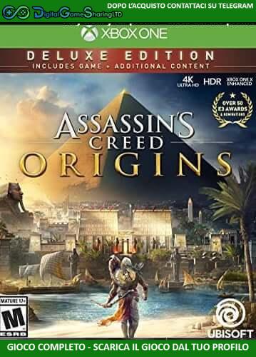 Assassin's Creed Origins Deluxe Edition | Account Xbox One | Series X/S [NO CODICE] DigitalGameSharing LTD