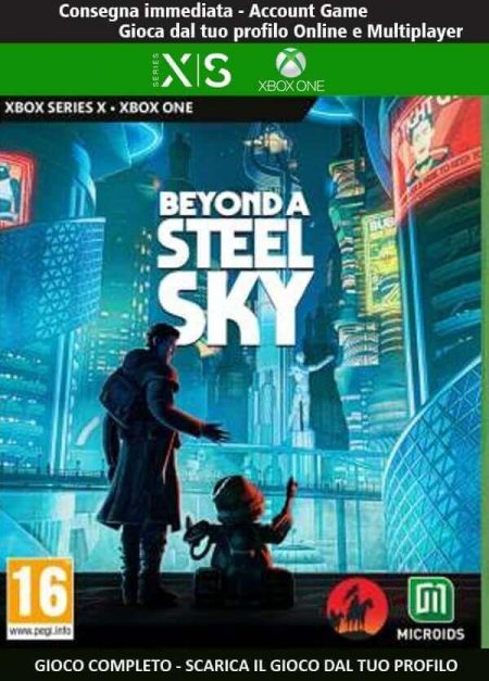 Beyond a Steel Sky | Account Xbox One | Series X/S [NO CODICE] DigitalGameSharing LTD