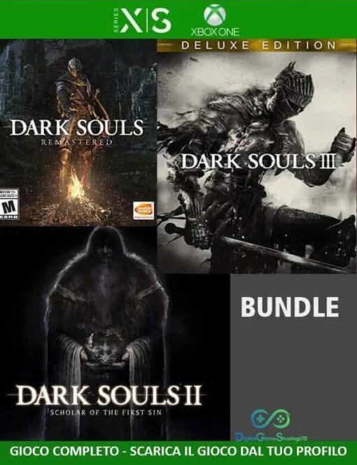Dark Souls 1-2-3: Trilogy Bundle | Account Xbox One | Series X/S [NO CODICE] DigitalGameSharing LTD