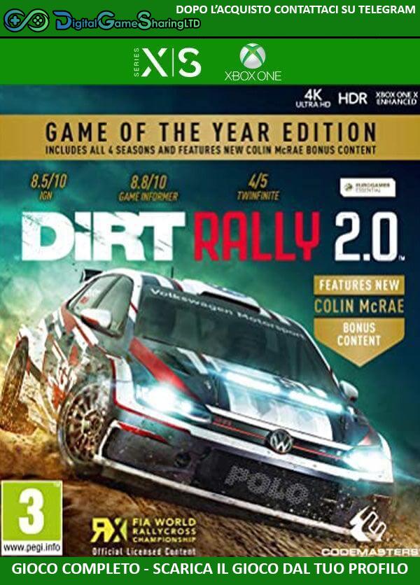 DiRT Rally 2.0 - Game of the Year Edition | Account Xbox One | Series X/S [NO CODICE] DigitalGameSharing LTD