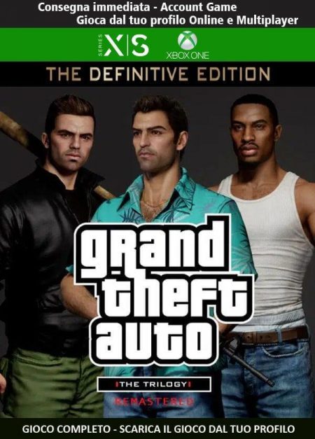 Grand Theft Auto: The Trilogy – The Definitive Edition - GTA trilogy | Account Xbox One | Series X/S [NO CODICE] DigitalGameSharing LTD