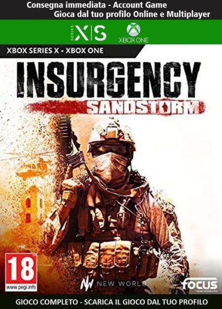 Insurgency: Sandstorm | Account Xbox One | Series X/S [NO CODICE] DigitalGameSharing LTD