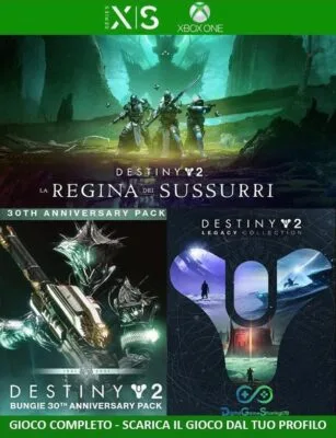 Destiny 2 La Regina Dei Sussurri - Collezione Storica - 30 Anni di Bungie - L’eclissi | Account Xbox One | Series X/S [NO CODICE]
