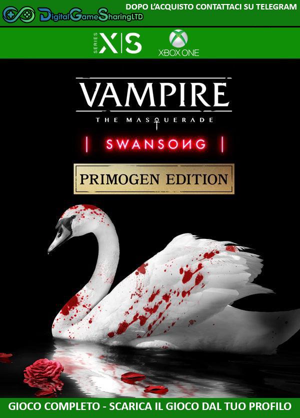 Vampire The Masquerade - Swansong PRIMOGEN EDITION | Account Xbox One | Series X/S [NO CODICE] DigitalGameSharing LTD