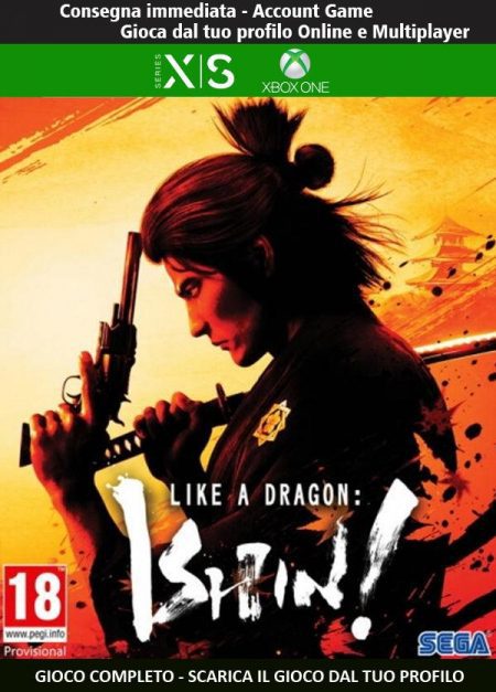 Like a Dragon: Ishin! | Account Xbox One | Series X/S [NO CODICE] DigitalGameSharing LTD