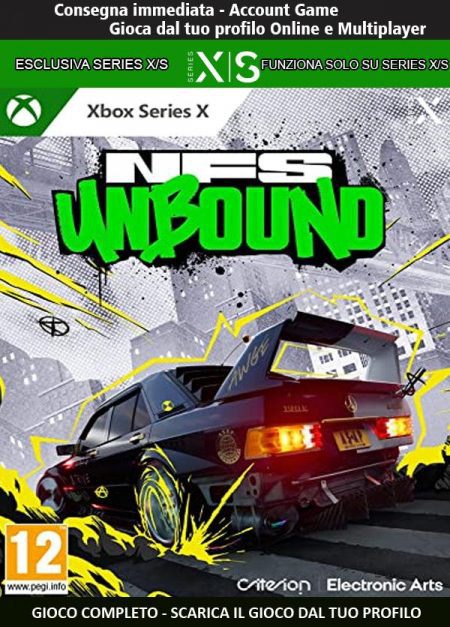Need for Speed™ Unbound Standard Edition | ESCLUSIVA Xbox Series X/S [NO CODICE] DigitalGameSharing LTD
