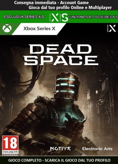 Dead Space | Remake | Esclusiva Series X/S [NO CODICE] DigitalGameSharing LTD
