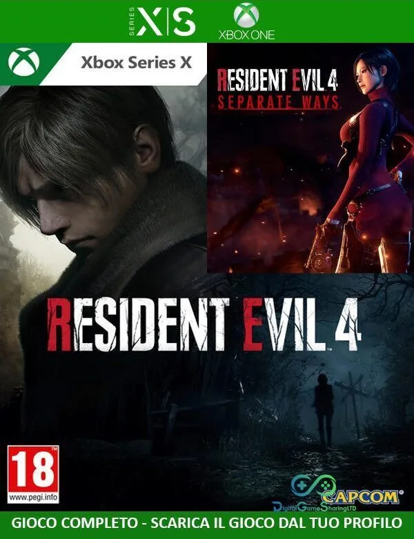 Resident Evil 4 DELUXE + Separate Ways | Account Series X/S [NO CODICE]