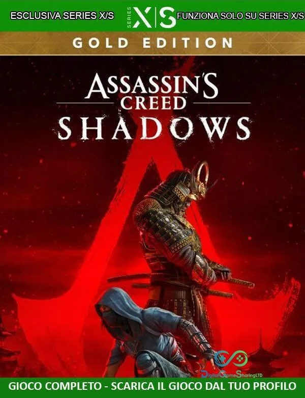 Assassin's Creed Shadows Digital Deluxe Edition | Account Esclusiva | Series X/S [NO CODICE]