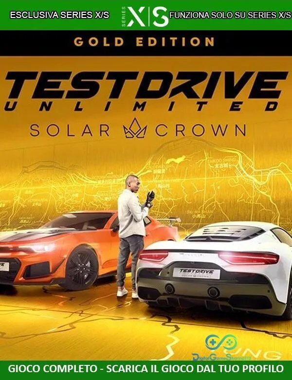 Test Drive Unlimited Solar Crown – Gold Edition | Account Esclusiva | Series X/S