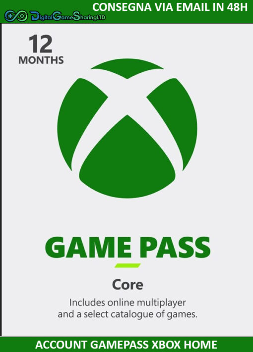 12 Meses de Xbox Game Pass Core / Live Gold / EA Access  [INVIO 48H]