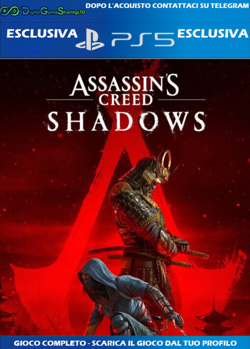 [PREORDER] 13/02/25 Assassin’s Creed Shadows | Account PS5 [NOCODICE]