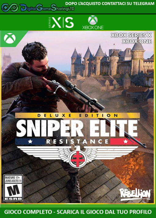 [PREORDER]  28/01/2025 Sniper Elite: Resistance Deluxe Edition | Cuenta Xbox One | Serie X/S  [NO CODICE]