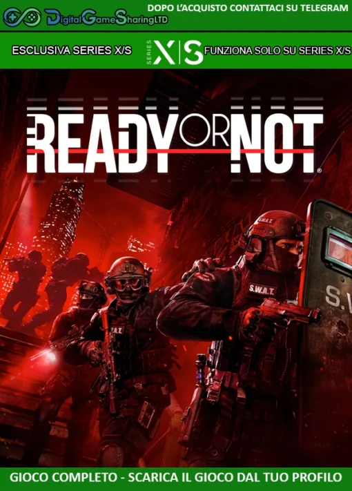Ready Or Not Digital Deluxe Edition | Account Esclusiva | Series X/S [NO CODICE]