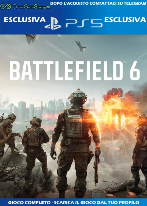[PREORDER 10/10/25] Battlefield 6 Standard Edition | Account PS5 [NO CODICE]