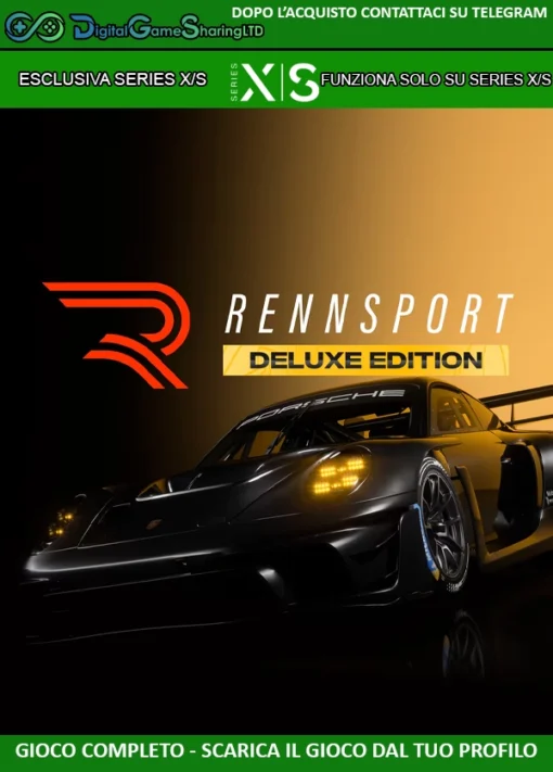 [PREORDER 10/11/2025] Rennsport Deluxe Edition| Account Esclusiva | Series X/S [NO CODICE]
