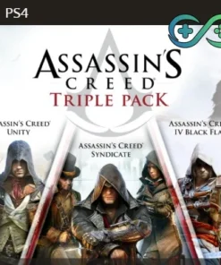 Assassins Creed Triple Pack: Black Flag, Unity, Syndicate | PS4/PS5 | Privato