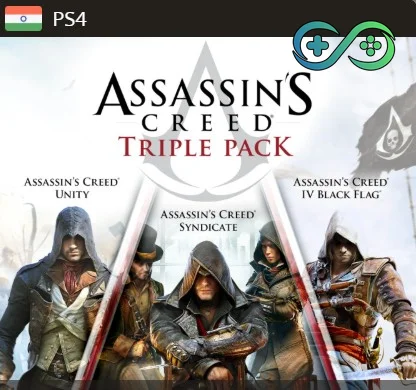 Assassins Creed Triple Pack: Black Flag, Unity, Syndicate | PS4/PS5 | Privato