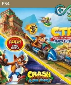 Crash Bandicoot Paketi - N. Sane Trilogy + CTR Nitro-Fueled | PS4 | Privato