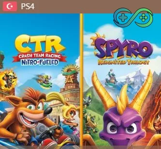Crash Team Racing Nitro-Fueled + Spyro Game Bundle | PS4 | TR | Privato