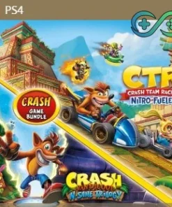 Crash Bandicoot Paketi - N. Sane Trilogy + CTR Nitro-Fueled | PS4/PS5 | TR | Privato