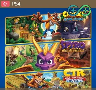 Crash + Spyro Triple Play Bundle | PS4/PS5 | TR | Privato