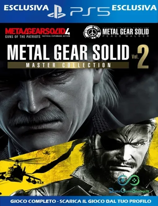 Copertina METAL GEAR SOLID MASTER COLLECTION Vol 2 - account digitale DGS